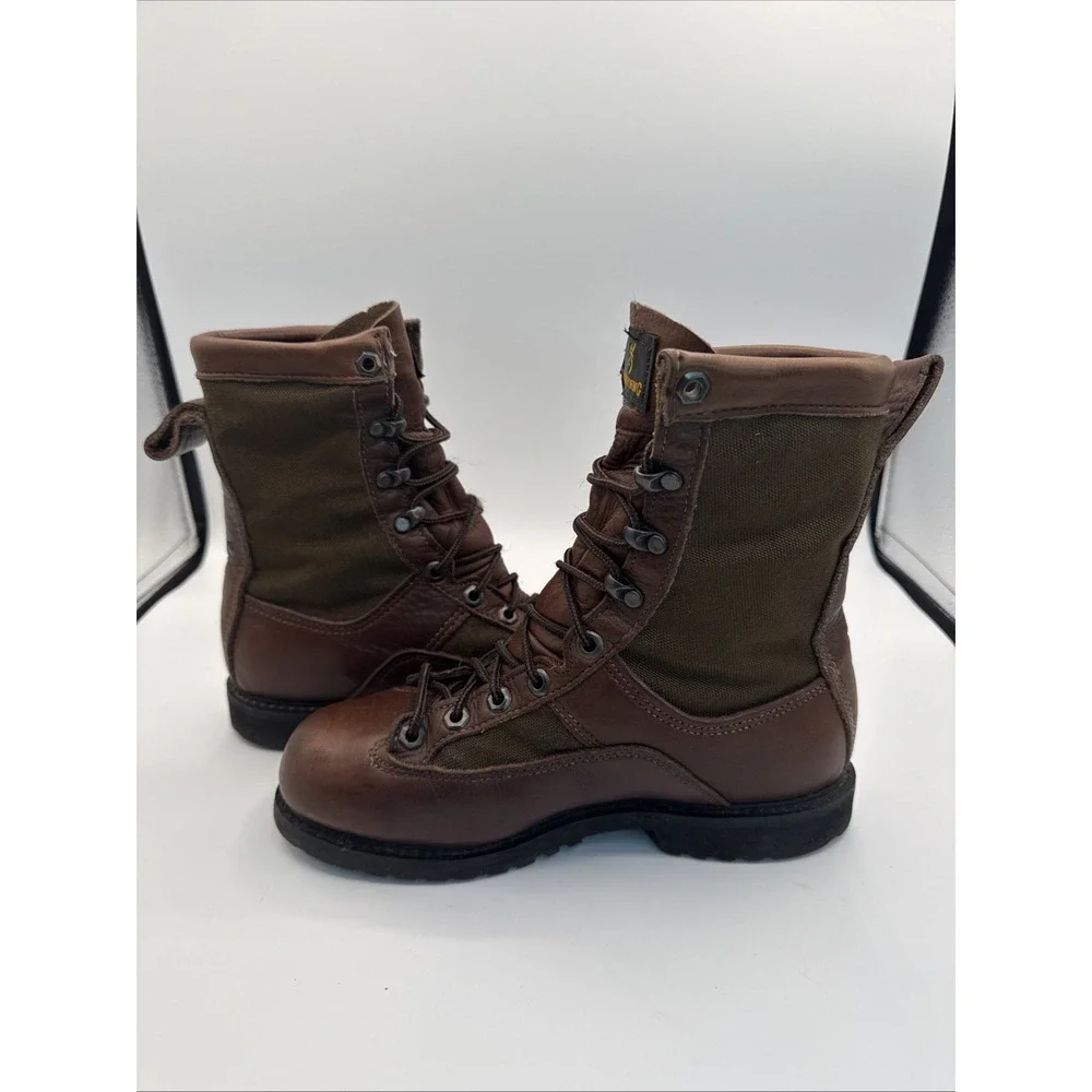 Browning Brown Leather Hunting Boots Size 6.5 MW‎ 8.5